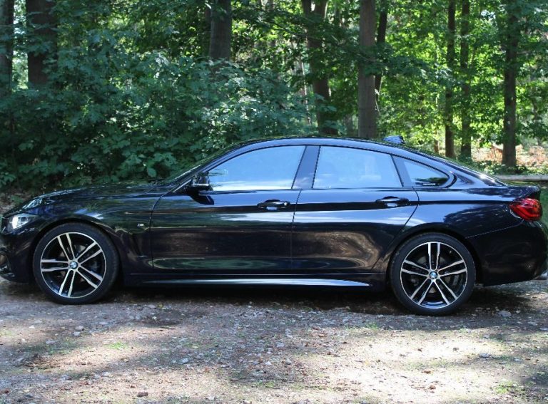 BMW 418i Gran Coupe zijkant
