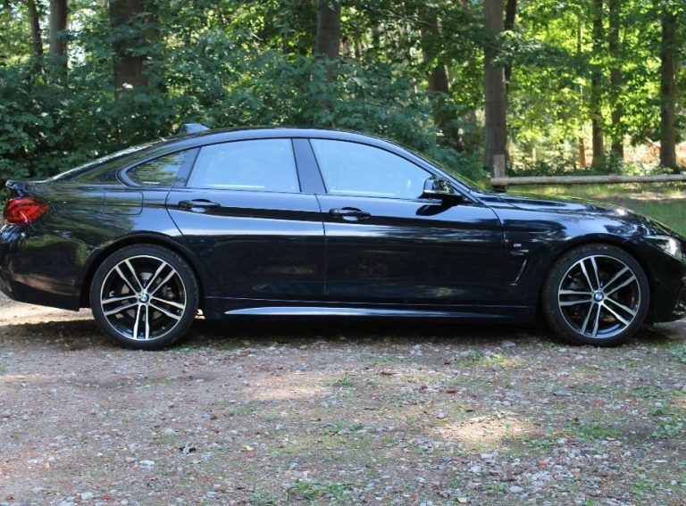 BMW 418i Gran Coupe zijkant