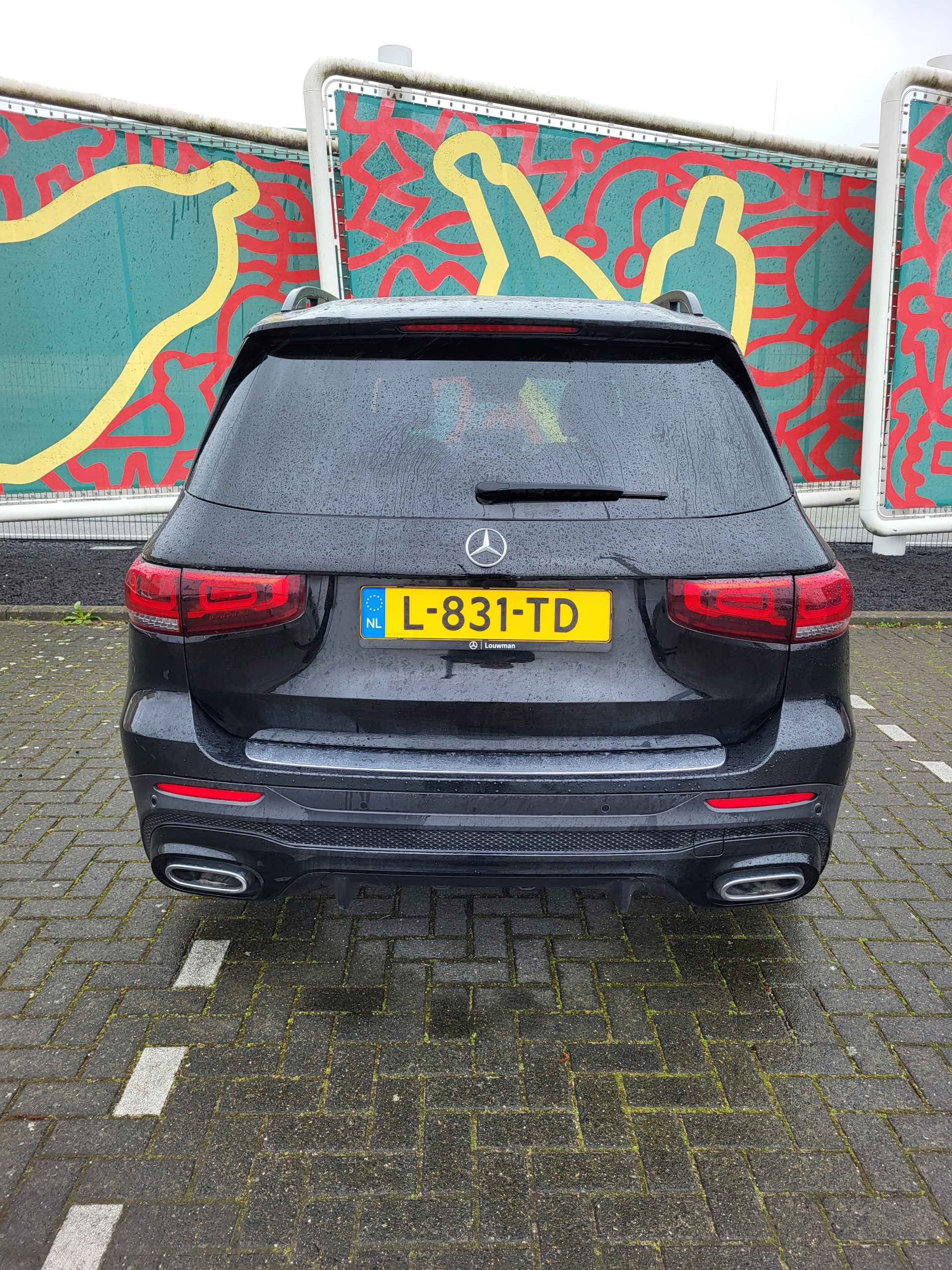 Achterzijde Mercedes-Benz GLB