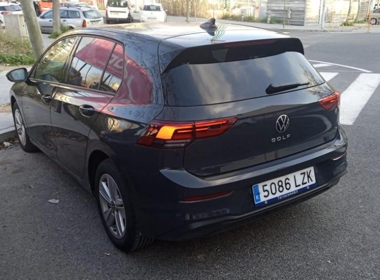 Achterzijde Volkswagen Golf VIII