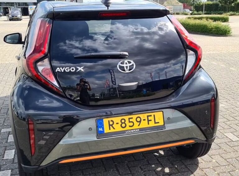 Toyota Aygo achterkant