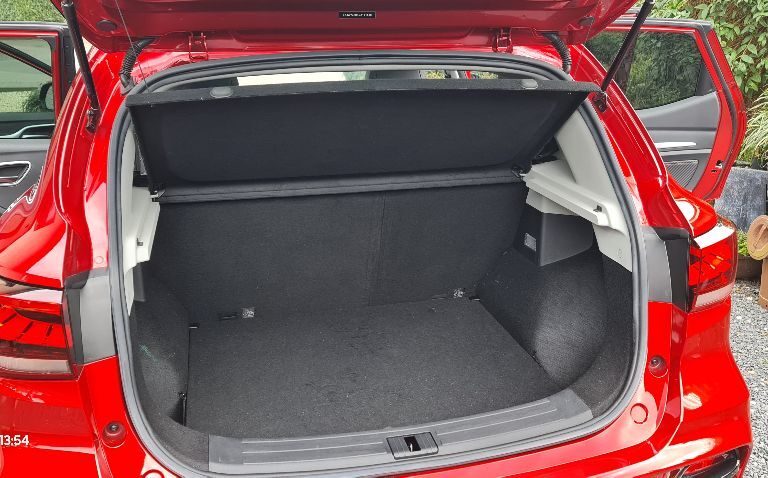 MG ZS EV kofferbak