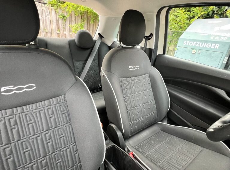 Fiat 500E achterbank