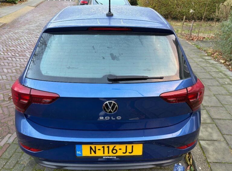 Volkswagen Polo Blauw Occasion achterkant