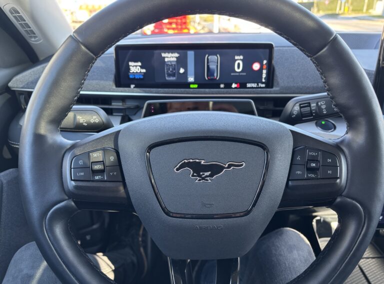 Ford Mustang Mach E Silver dashboard